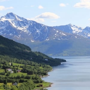 Στο δρόμο από Tromso προς το νησί Senja