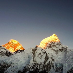 everest on fire