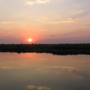 Ηλιοβασίλεμα στον Οκαβάνγκο