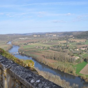 Dordogne river view from Domme