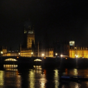 The Palace of Westminster and Westminster Bridge