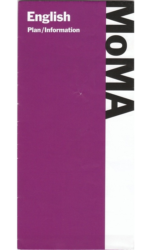 Εξώφυλλο χάρτη MoMA