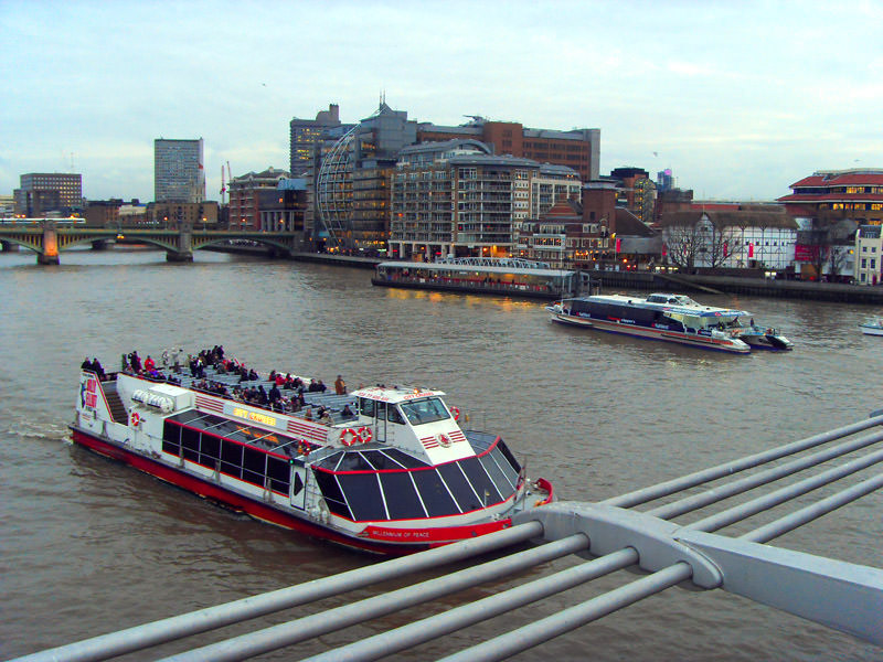 The Thames is liquid history, John Burns-Millenium Bridge London