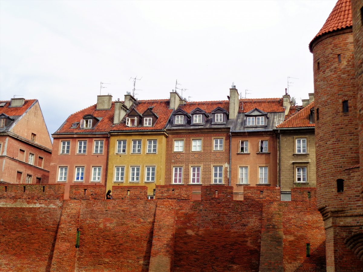 Warsaw, Barbican Walls 12.JPG