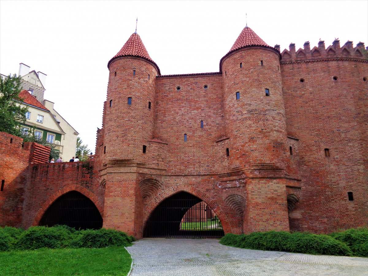 Warsaw, Barbican Walls 13.JPG