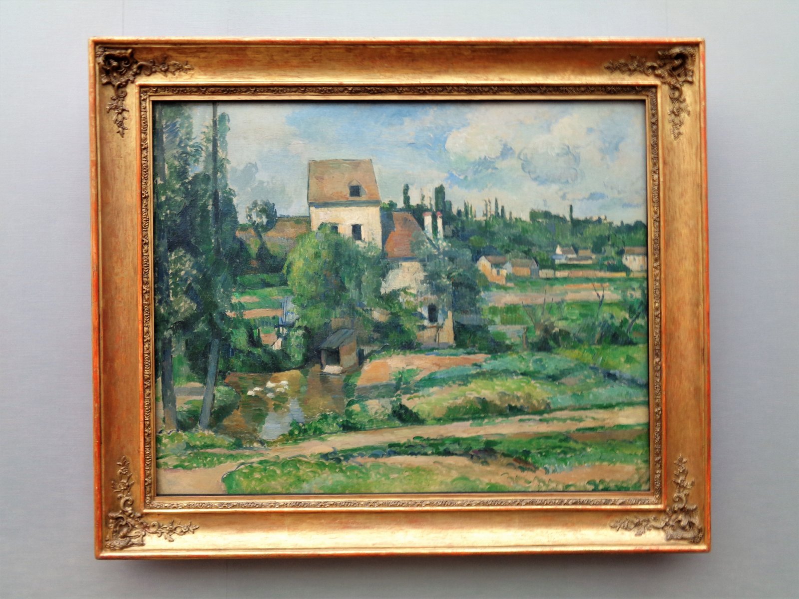 Berlin - Alte Nationalgalerie 22 (Paul Cézanne - The Mill on the Couleuvre near Pontoise).JPG