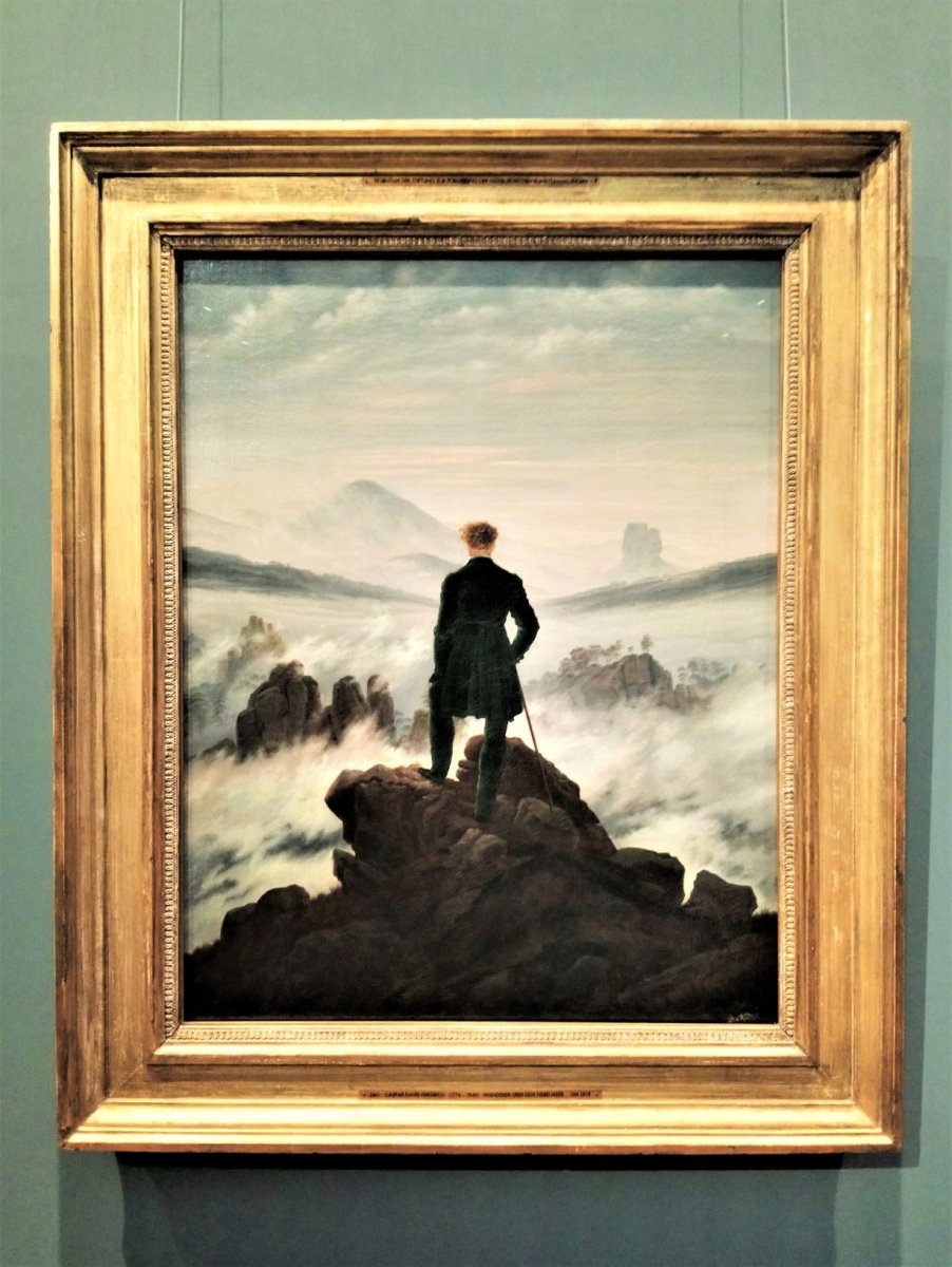 Hamburg - Kunsthalle 13 (Caspar David Friedrich - Wanderer above the Sea of Fog.JPG
