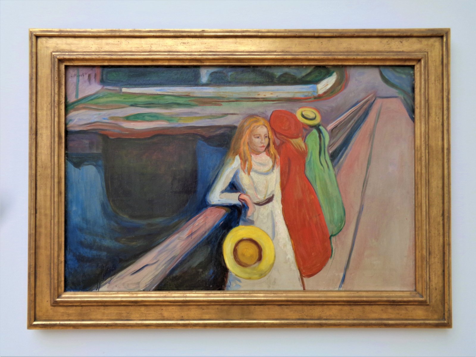 Hamburg - Kunsthalle 21 (Edvard Munch - Girls on the Pier).JPG