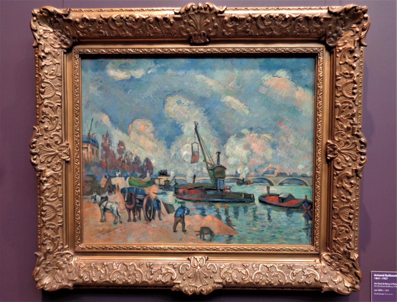 Hamburg - Kunsthalle 33 (Paul Cézanne - At the Quai de Bercy in Paris).JPG