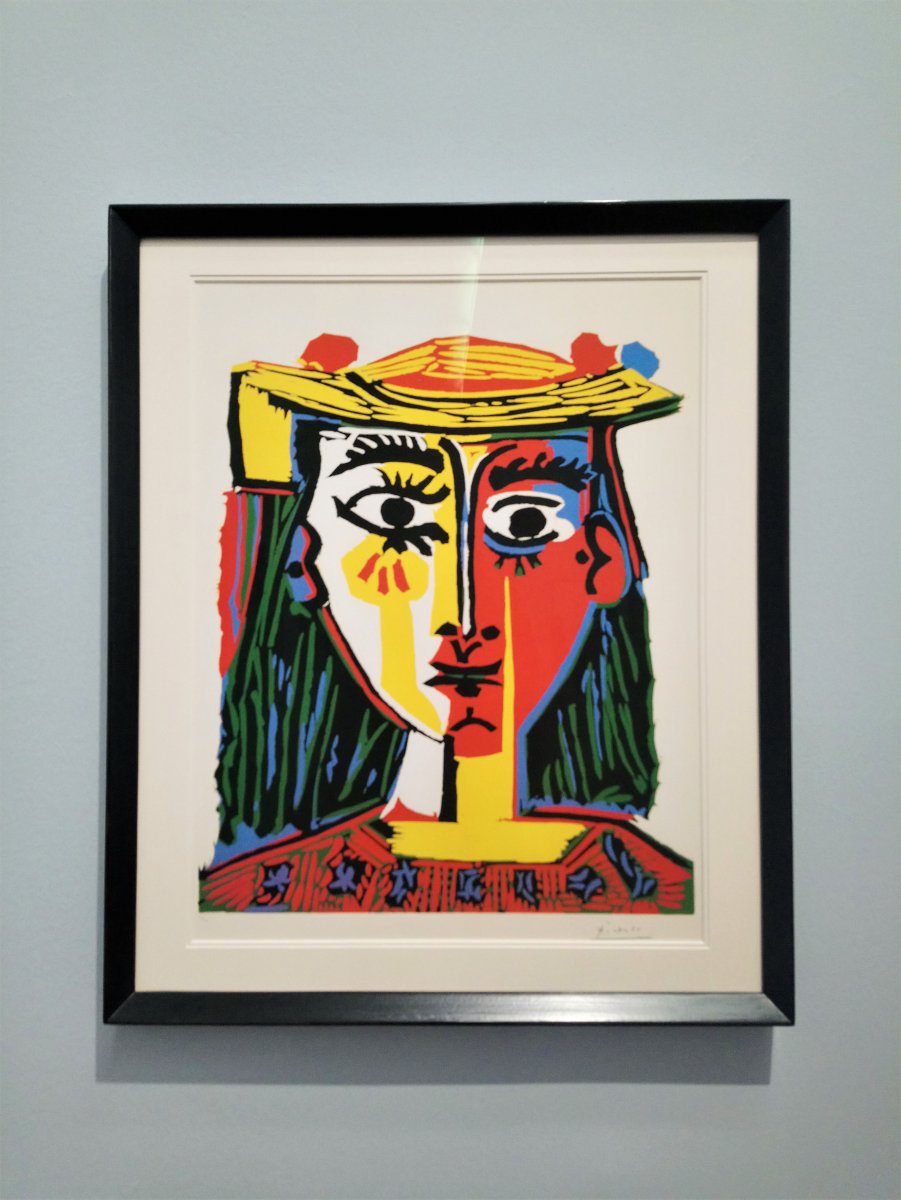 Vienna - Albertina 13 (Girl with hat, Pablo Picasso).JPG