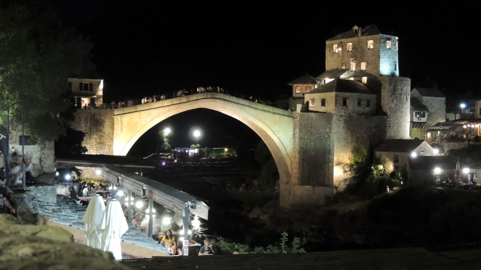 Mostar bridge night view.JPG