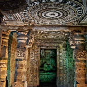 Ajanta caves, Maharashtra
Μνημείο Πaγκόσμιας Πολιτιστiκής Kληρονομιάς της UNESCO