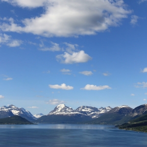 Στο δρόμο από Tromso προς το νησί Senja