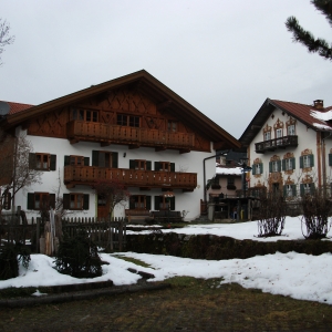 Oberammergau, Bavaria, Germany, December 2012