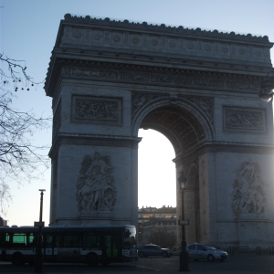 Arc de Triomphe, Paris, France, December 2011
