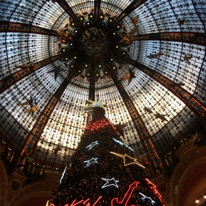 Galeries Lafayette, Paris, France, December 2011