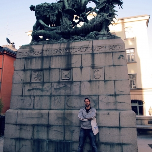 St. George and the dragon, Gamla Stan