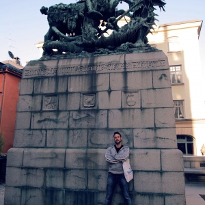 St. George and the dragon, Gamla Stan