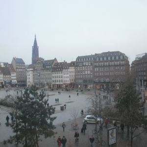 Strasbourg Place Kleber - The view from our hotel