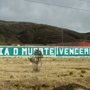 Desaguadero, σύνορα Βολιβίας-Περού