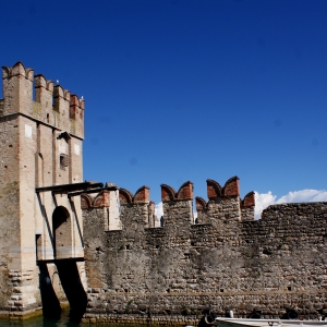 Garda lake,Sirmione castle