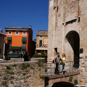 Garda lake,Sirmione castle