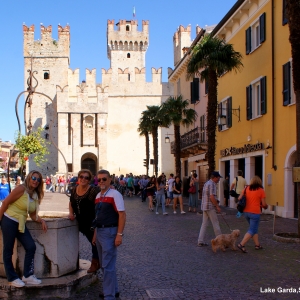 Garda lake,Sirmione castle