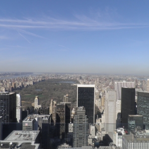 The view of Central Park from the Top of the Rock - N.Y