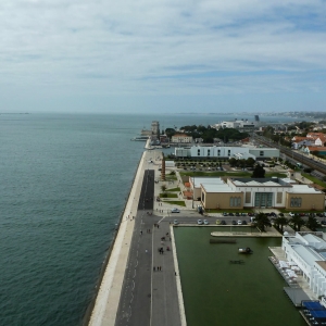 view from Padrão dos Descobrimentos - Belem