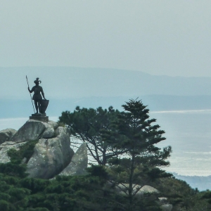 The statue of the warrior (the Giant) - Sintra Natural Park