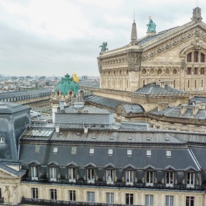 View from rooftop Galeries Lafayette