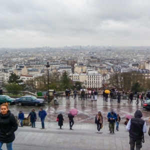 Sacré-Cur de Montmartre - View to Paris