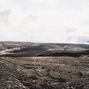 Halemaumau Crater - θέα από Crater Rim Road