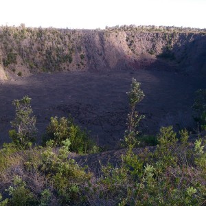 Keanakakoi Crater - θέα από Crater Rim Road