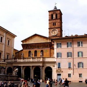 The Basilica Of Santa Maria In Trastevere