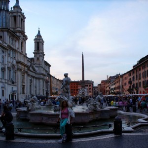 Piazza Navona.Fontana Del Moro