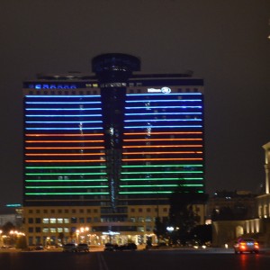 Μπακού by night