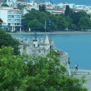 Μέρος της οχύρωσης του μεσαιωνικού λιμανιού