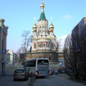 Ορθόδοξος ρωσικός ναός δίπλα στο Penta Renesaince Hotel