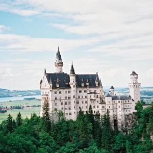 Schloss Neuschwanstein. Κάστρο (Παλάτι) Νόισβανστάιν οπως φαίνετε απο την γ