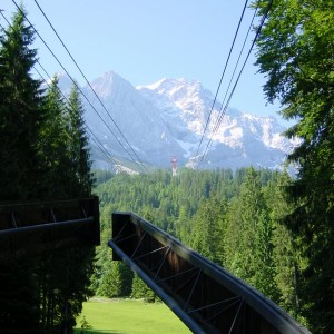 002 Departure cablecar viewing Zugspitze