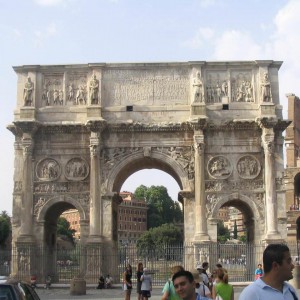 Ρώμη - Η αψίδα του Μεγάλου Κωνσταντίνου