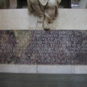 Φλωρεντία - Τάφος του Μιχαήλ-Αγγέλου