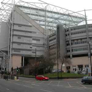 το Saint James' Park απ'εξω