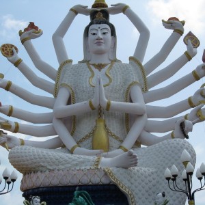 koh samui - chinese lady monk-