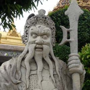 αγαλμα στα ανάκτορα του βασιλιά-Bangkok