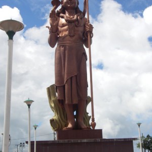 Τεράστιο άγαλμα του θεού Σίβα στο Grand Bassin