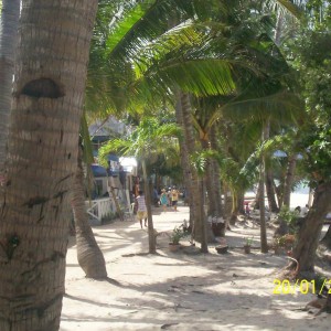 Boracay sandy path