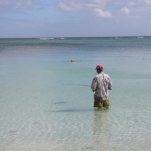 fishing at trou aux biches