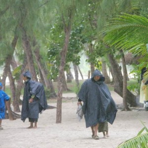 raining at ile aux cerfs